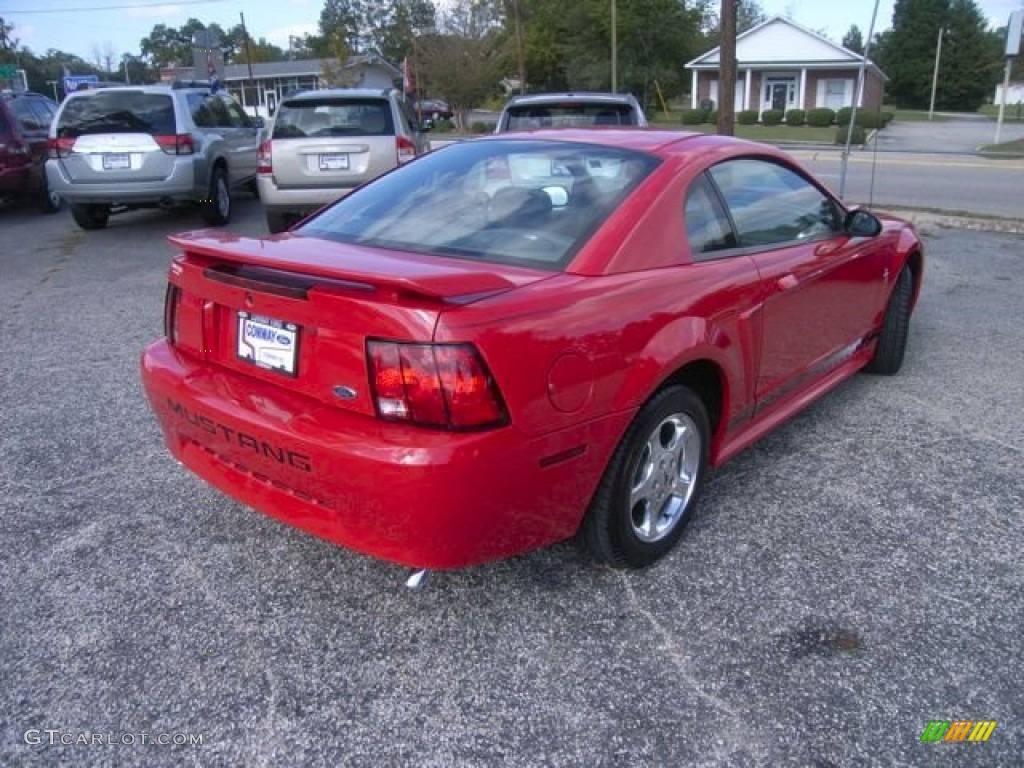 2003 Mustang V6 Coupe - Torch Red / Dark Charcoal/Medium Graphite photo #5