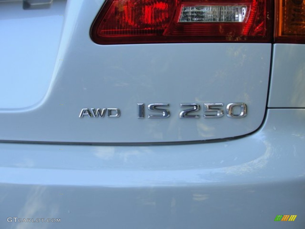 2008 IS 250 AWD - Glacier Frost Pearl / Cashmere Beige photo #13