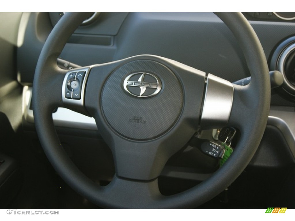 2012 Scion xB Standard xB Model Dark Gray Steering Wheel Photo #55613825