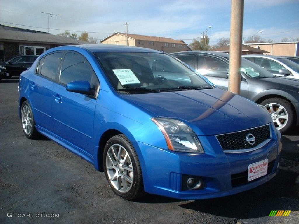 2007 Sentra SE-R Spec V - Sapphire Blue / SE-R Charcoal photo #1