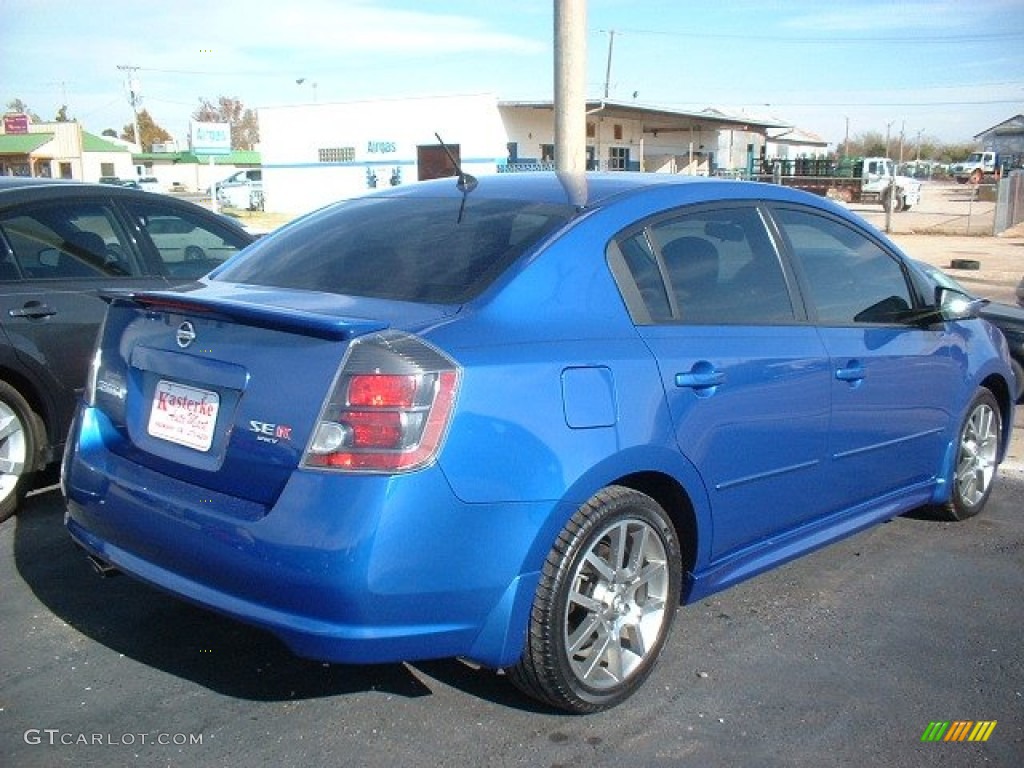 2007 Sentra SE-R Spec V - Sapphire Blue / SE-R Charcoal photo #4