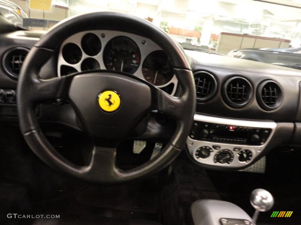 2000 Ferrari 360 Modena Nero Dashboard Photo #55614859