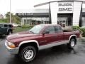 Dark Garnet Red Pearl Coat 2000 Dodge Dakota SLT Extended Cab 4x4