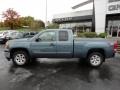 2009 Stealth Gray Metallic GMC Sierra 1500 SLE Extended Cab 4x4  photo #2