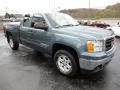 2009 Stealth Gray Metallic GMC Sierra 1500 SLE Extended Cab 4x4  photo #7