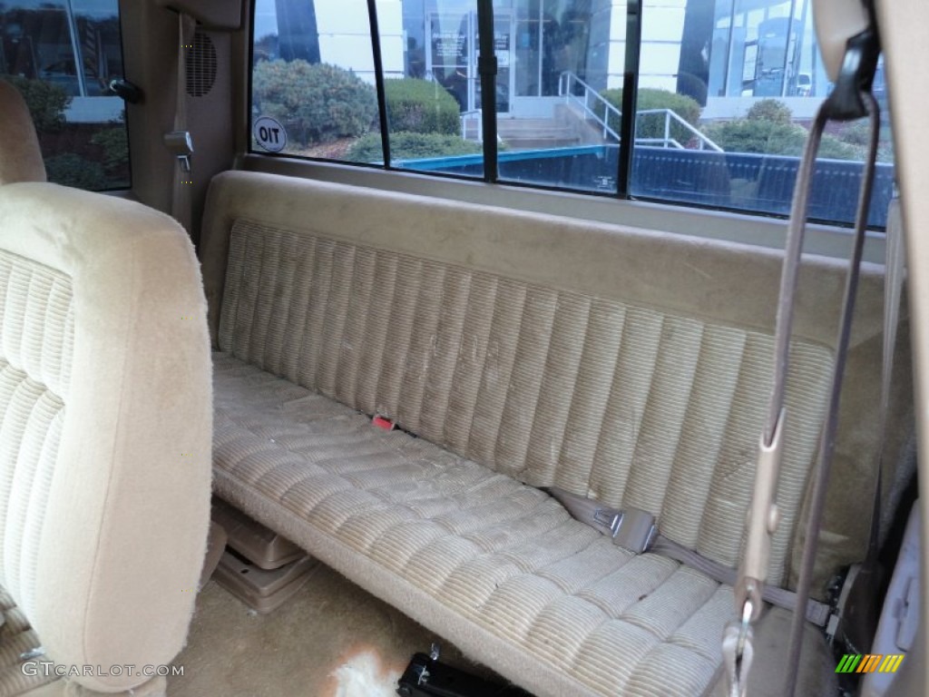 Beige Interior 1994 GMC Sierra 1500 SL Extended Cab 4x4 Photo #55615339