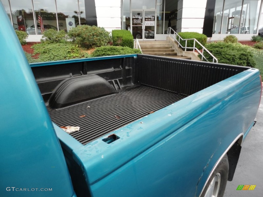 1994 Sierra 1500 SL Extended Cab 4x4 - Bright Teal Metallic / Beige photo #14