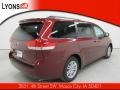 2012 Salsa Red Pearl Toyota Sienna XLE  photo #8