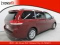 2012 Salsa Red Pearl Toyota Sienna XLE  photo #15