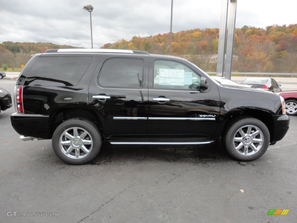 Onyx Black 2012 GMC Yukon Denali AWD Exterior Photo #55616317