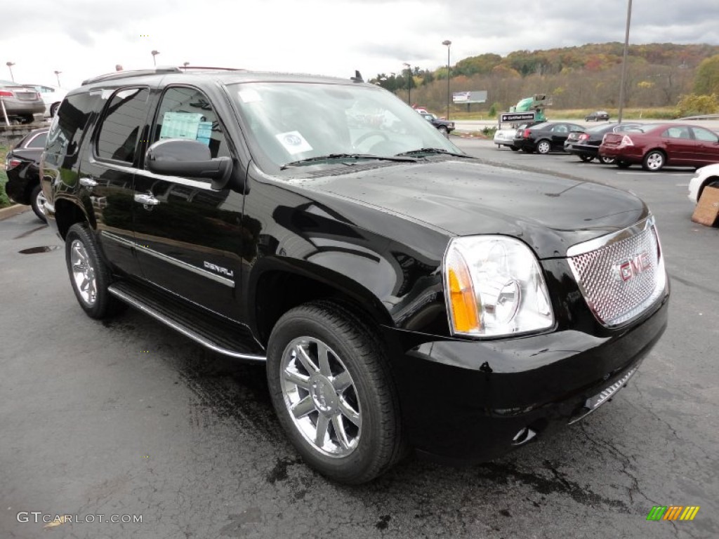 Onyx Black 2012 GMC Yukon Denali AWD Exterior Photo #55616323