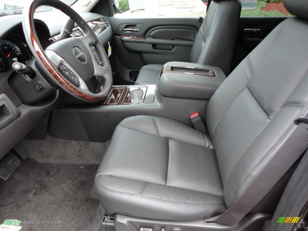 Ebony Interior 2012 GMC Yukon Denali AWD Photo #55616338