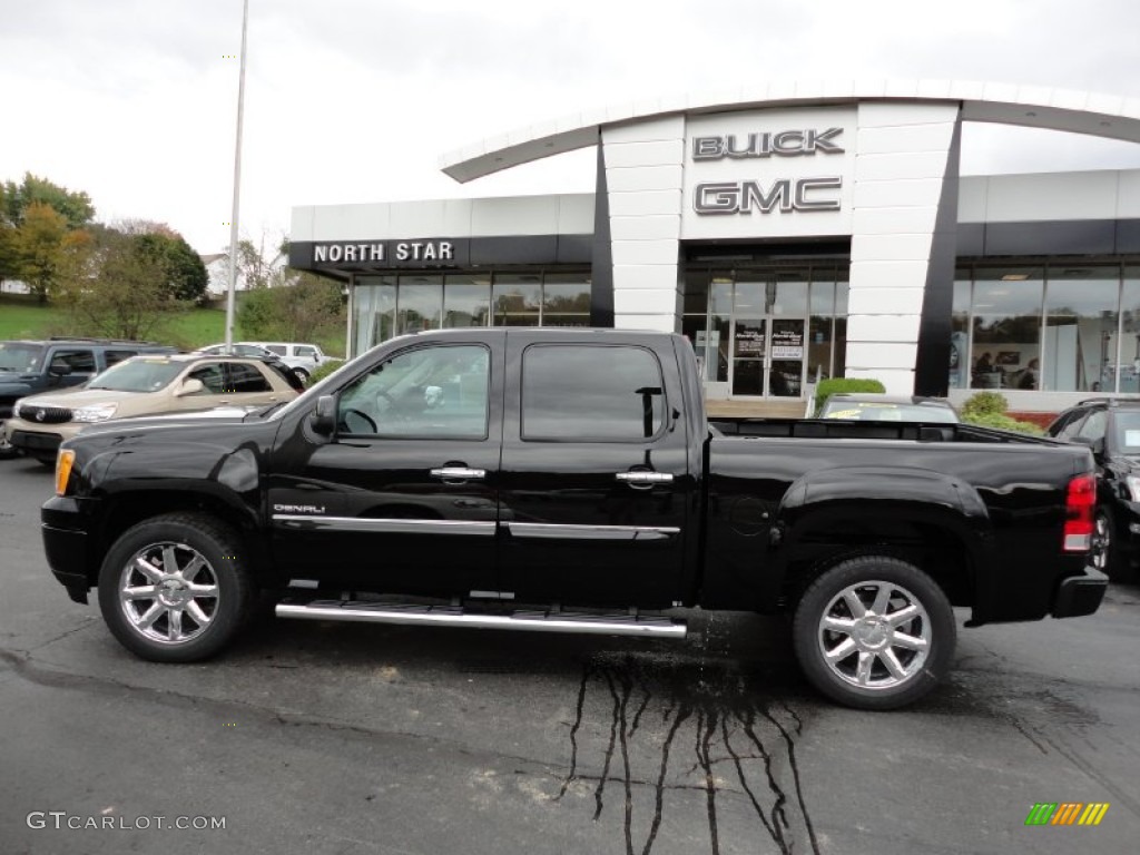 2012 Sierra 1500 Denali Crew Cab 4x4 - Onyx Black / Ebony photo #1