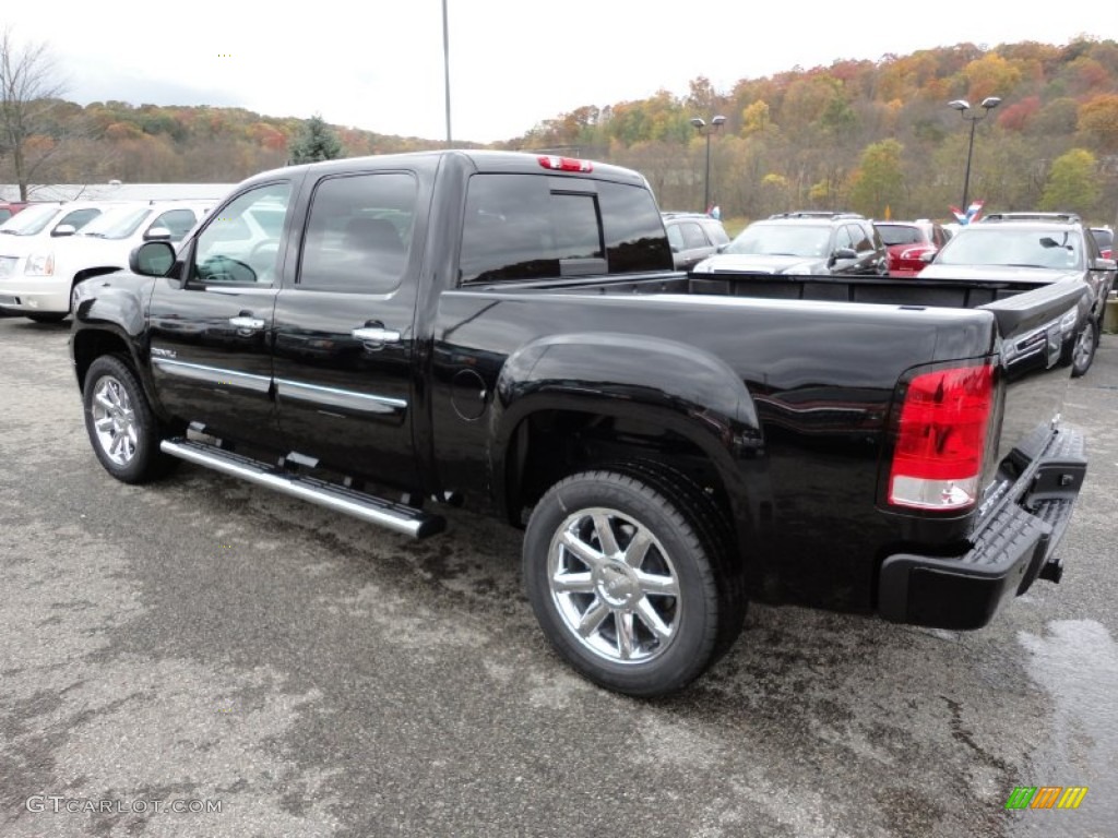 Onyx Black 2012 GMC Sierra 1500 Denali Crew Cab 4x4 Exterior Photo #55616710
