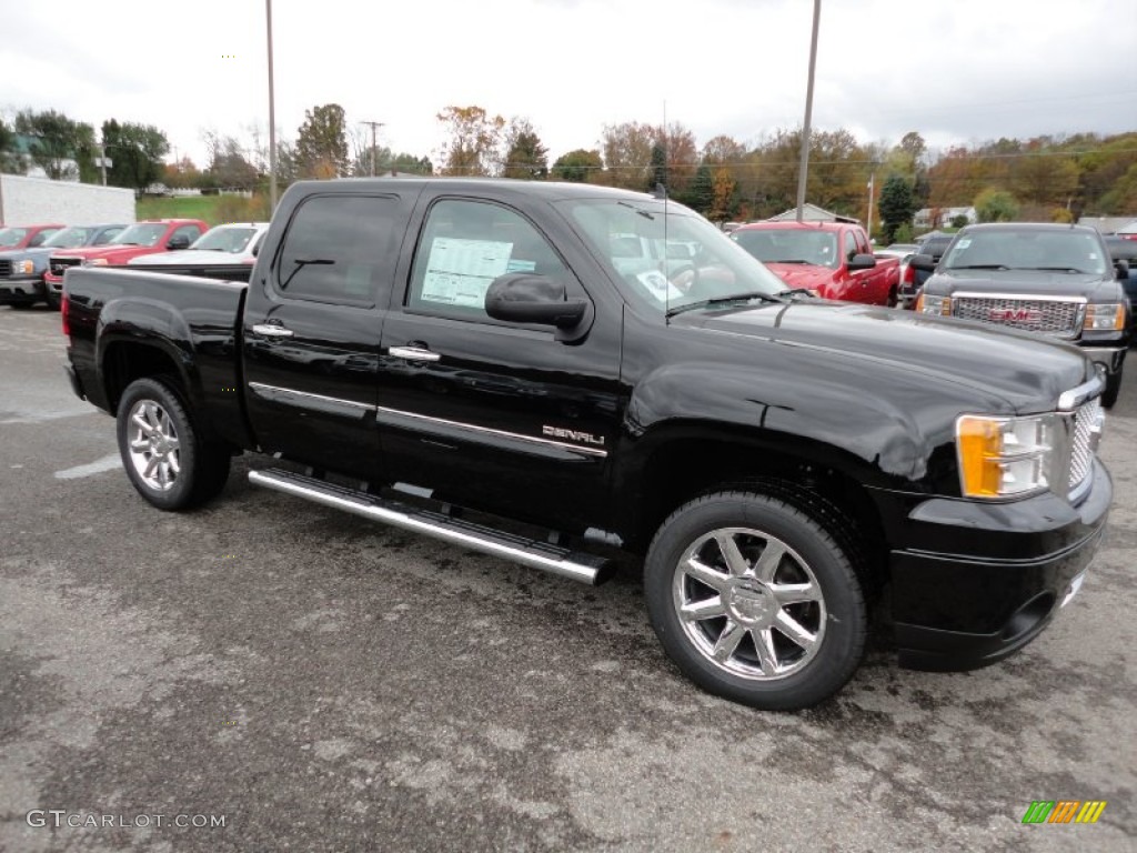 2012 Sierra 1500 Denali Crew Cab 4x4 - Onyx Black / Ebony photo #7