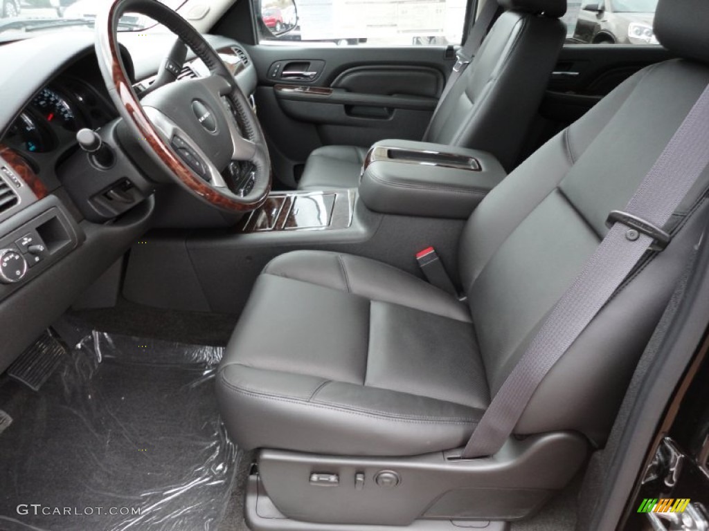 Ebony Interior 2012 GMC Sierra 1500 Denali Crew Cab 4x4 Photo #55616737