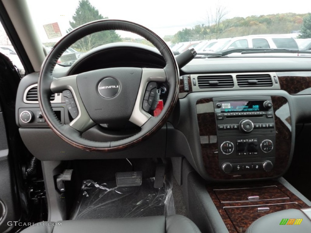 2012 GMC Sierra 1500 Denali Crew Cab 4x4 Ebony Dashboard Photo #55616743