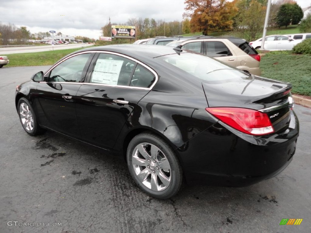 Black Onyx 2012 Buick Regal Standard Regal Model Exterior Photo #55616890