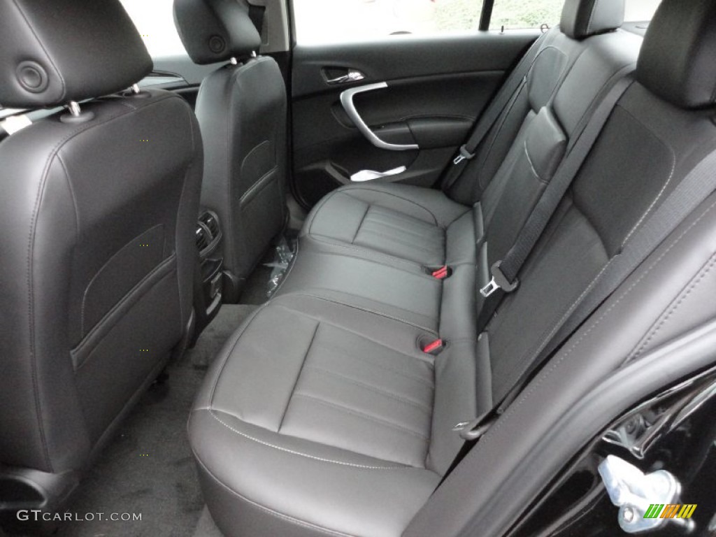 Ebony Interior 2012 Buick Regal Standard Regal Model Photo #55616923