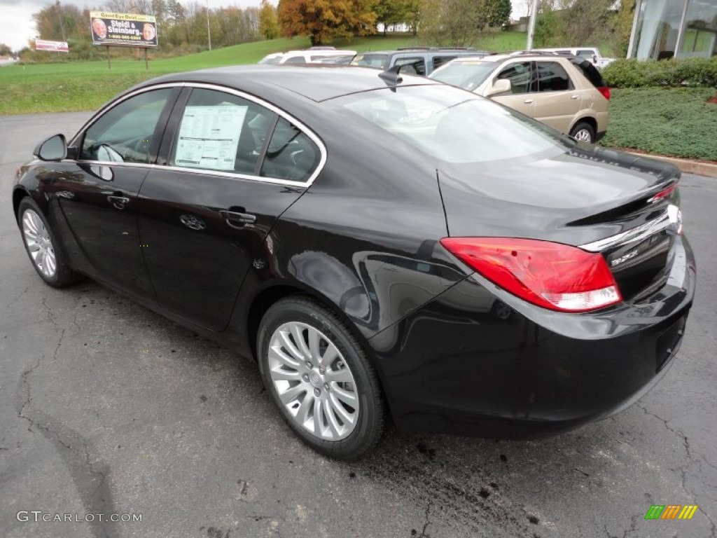 Carbon Black Metallic 2012 Buick Regal Standard Regal Model Exterior Photo #55617070