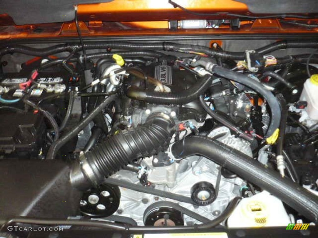 2011 Jeep Wrangler Rubicon 4x4 3.8 Liter OHV 12-Valve V6 Engine Photo #55617145