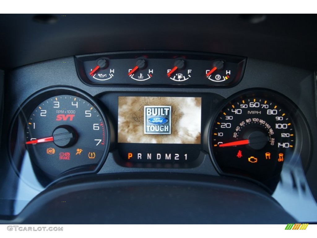 2011 Ford F150 SVT Raptor SuperCrew 4x4 Gauges Photo #55617694
