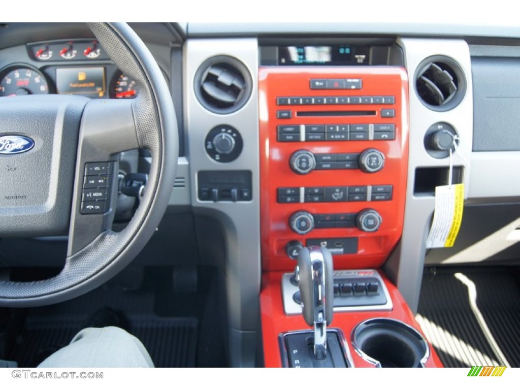 2011 F150 SVT Raptor SuperCrew 4x4 - Molten Orange Tri Coat / Raptor Black/Orange photo #42