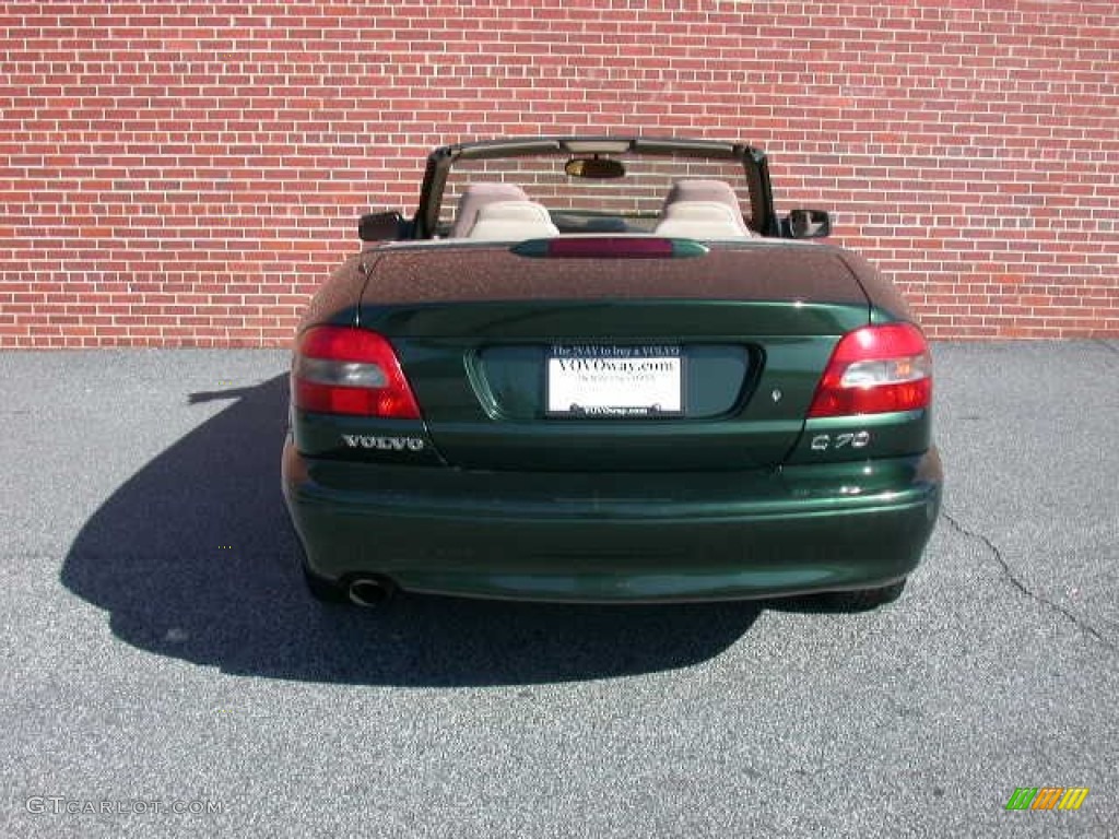 1999 C70 LT Convertible - Emerald Green Metallic / Beige photo #8