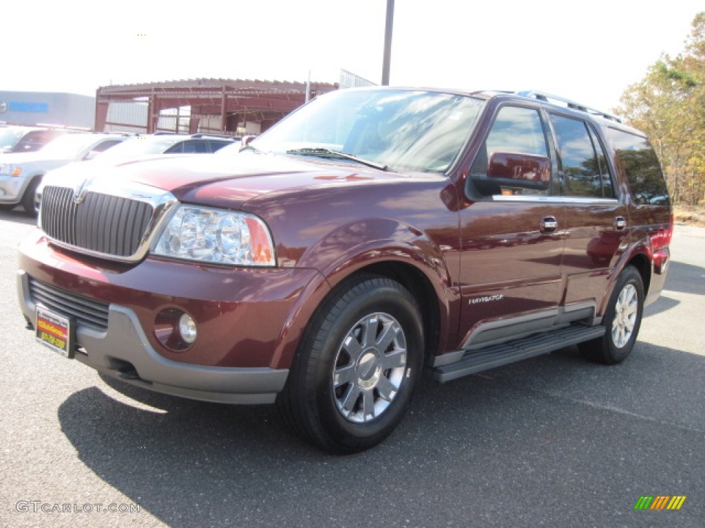 2003 Navigator Luxury 4x4 - Autumn Red Metallic / Light Parchment photo #1