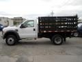Oxford White - F550 Super Duty XL Regular Cab Chassis Stake Truck Photo No. 2