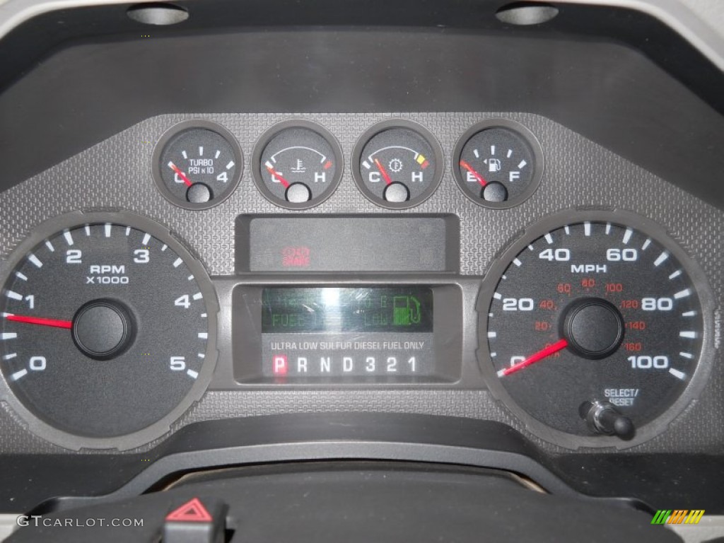2008 Ford F550 Super Duty XL Regular Cab Chassis Stake Truck Gauges Photo #55619469