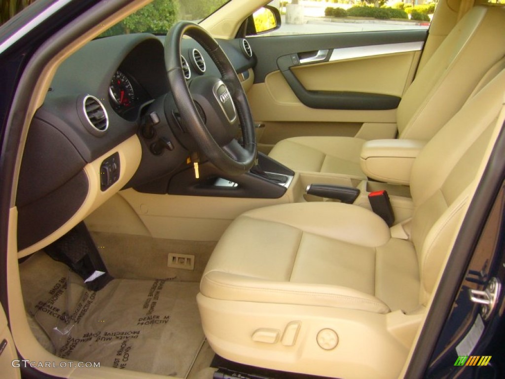 Beige Interior 2006 Audi A3 2.0T Photo #55619868