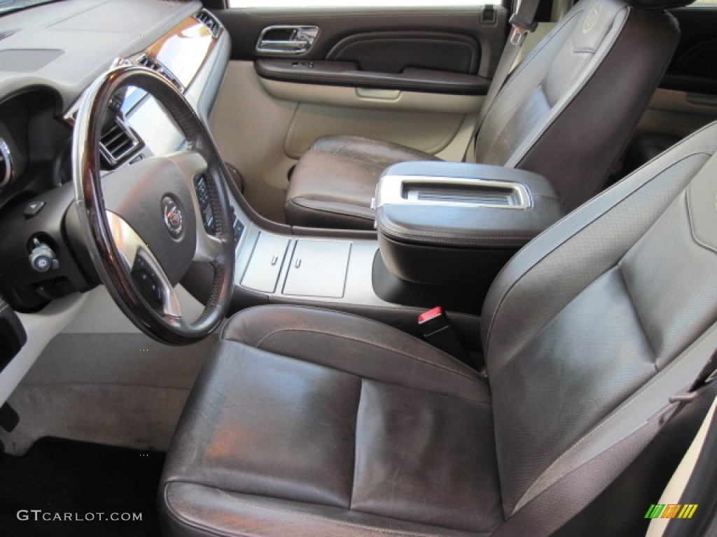 Cocoa/Very Light Linen Interior 2008 Cadillac Escalade Platinum AWD Photo #55620082