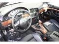 Black 2002 BMW M5 Standard M5 Model Interior