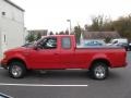 Bright Red 2000 Ford F150 XL Extended Cab 4x4
