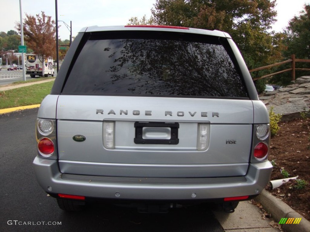 2007 Range Rover HSE - Zermatt Silver Metallic / Charcoal photo #5