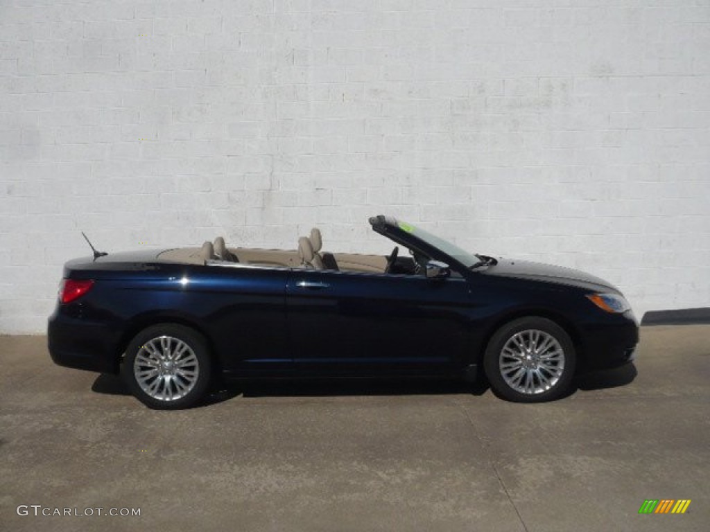 2011 200 Limited Convertible - Blackberry Pearl / Black/Light Frost Beige photo #1