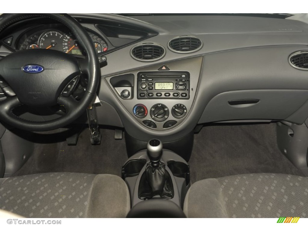2002 Ford Focus ZX3 Coupe Medium Parchment Dashboard Photo #55623838
