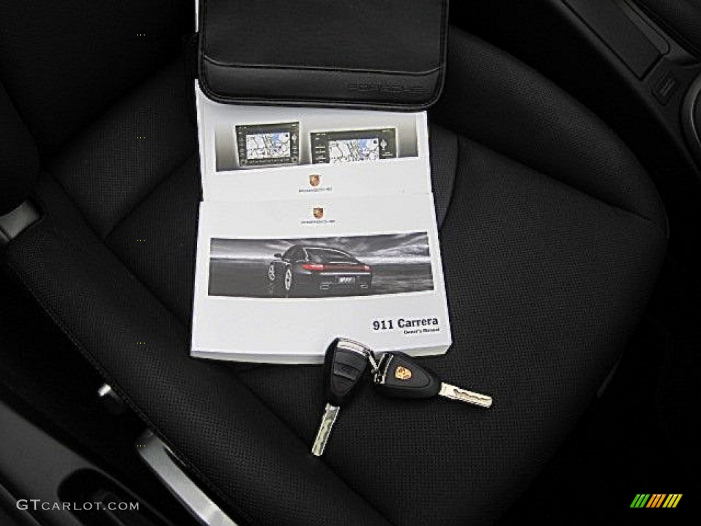 2010 911 Carrera 4 Cabriolet - Basalt Black Metallic / Black photo #42