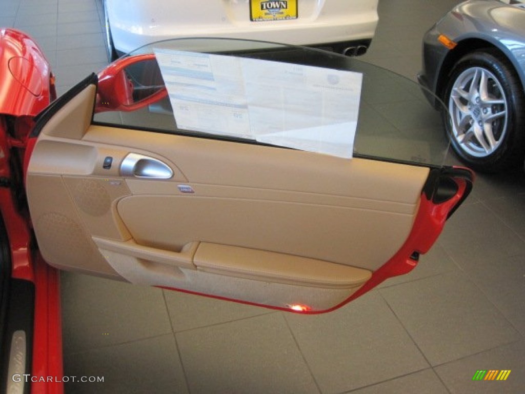 2011 Boxster S - Guards Red / Sand Beige photo #7