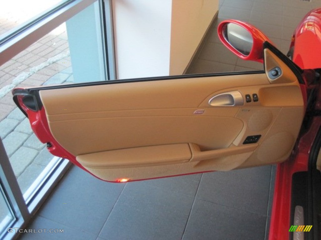 2011 Porsche Boxster S Sand Beige Door Panel Photo #55624877