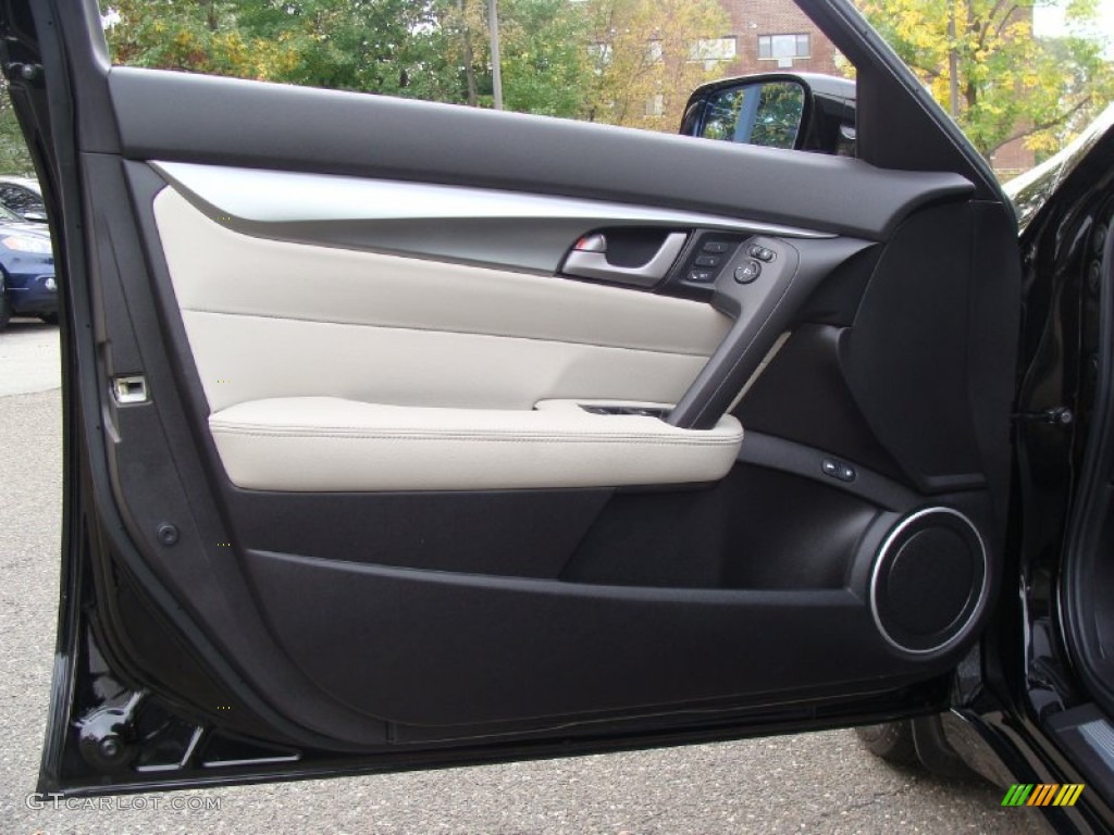 2010 Acura TL 3.7 SH-AWD Taupe Door Panel Photo #55625038