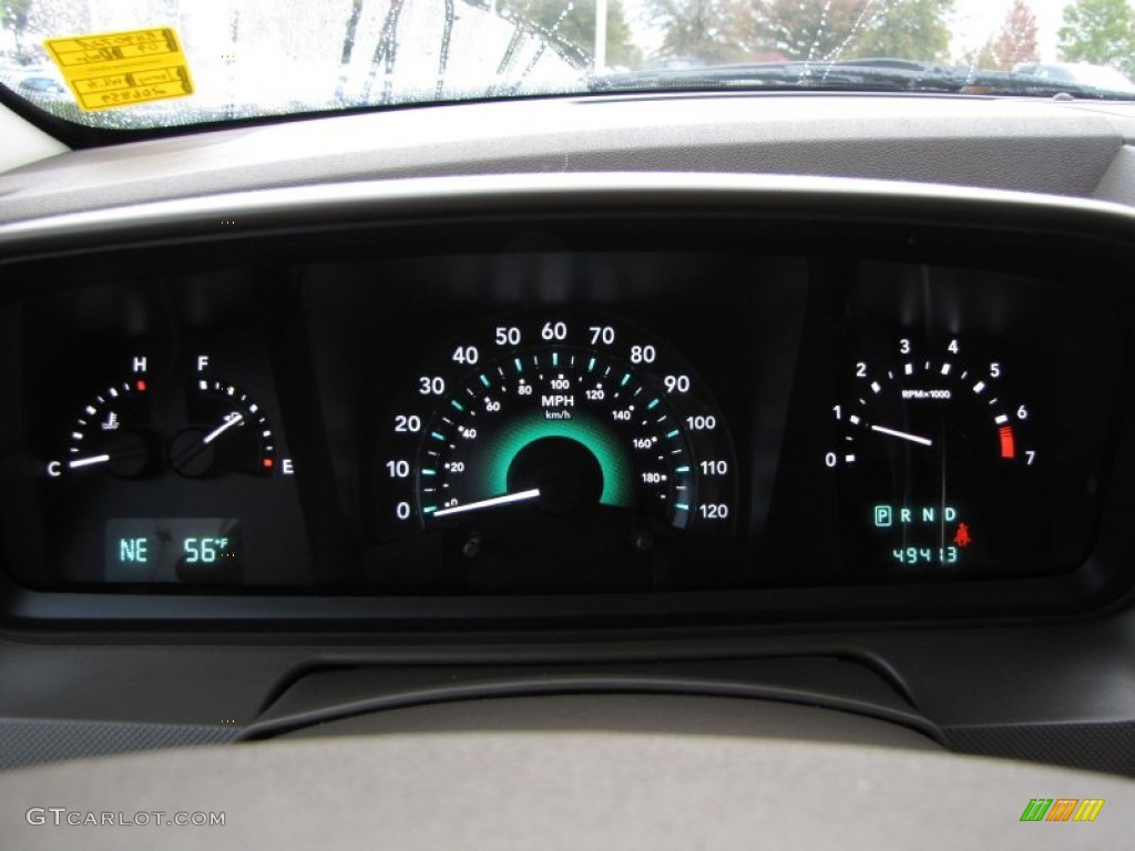 2009 Dodge Journey SXT Gauges Photo #55625582