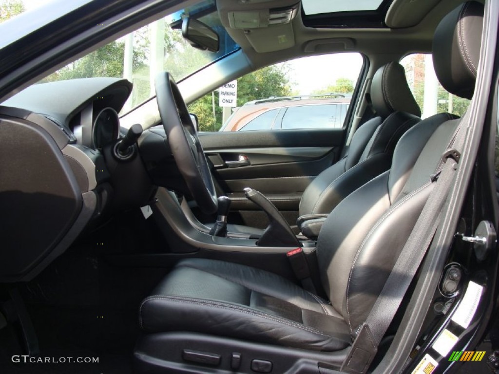 Ebony Interior 2012 Acura TL 3.7 SH-AWD Technology Photo #55625831