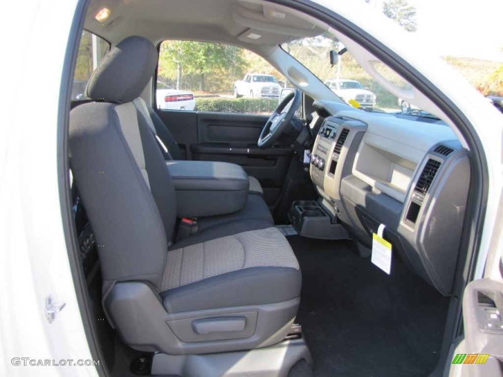 2012 Ram 1500 Express Regular Cab - Bright White / Dark Slate Gray/Medium Graystone photo #8