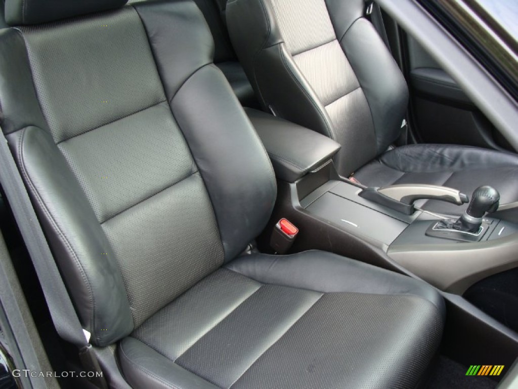 Ebony Interior 2010 Acura TSX Sedan Photo #55626350