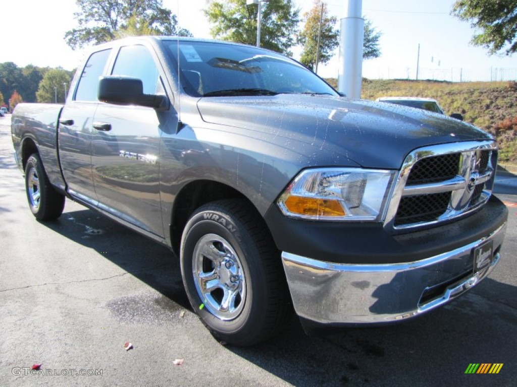 2012 Ram 1500 ST Quad Cab - Mineral Gray Metallic / Dark Slate Gray/Medium Graystone photo #4