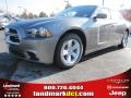 2012 Tungsten Metallic Dodge Charger SXT  photo #1