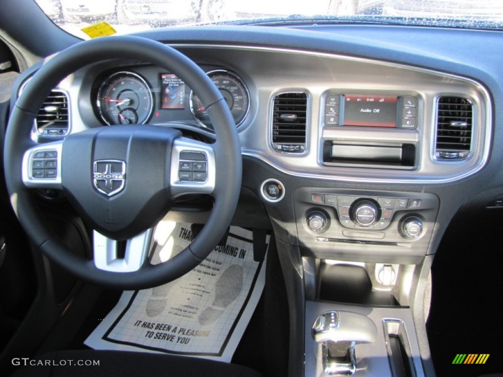 2012 Dodge Charger SXT Black Dashboard Photo #55627301