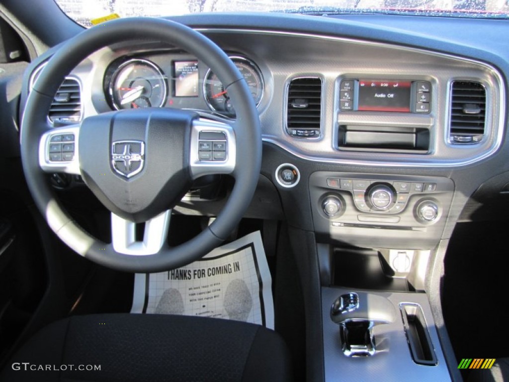 2012 Dodge Charger SXT Black Dashboard Photo #55627406